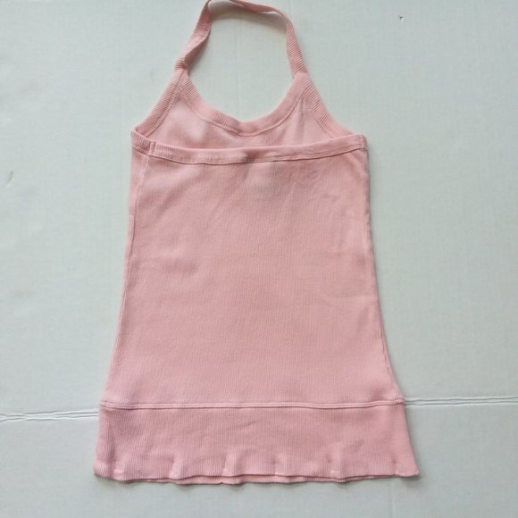 Moda International light pink halter top size small - Picture 3 of 3